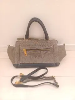 ひちゃ様専用-【美品/値下げ中】DIESEL デニム ショルダーバッグ