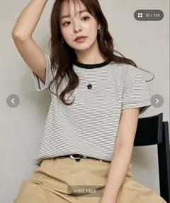 MARY QUANT ボーダーTシャツのサムネイル