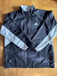 adidas ジャケット 黒 グレー