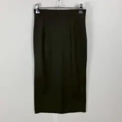 美品 UNIQLO ユニクロ ストレッチダブルフェイスナロースカート 丈短めXSのサムネイル