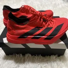 adidas adizero ランニングシューズ レッド/ブラック pro4
