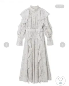 に*か様 SNIDEL スナイデル プリントフリルワンピース