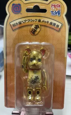 2026年最新】be@rbrick 招き猫 ペコちゃん 金運 金メッキ 1000%の人気
