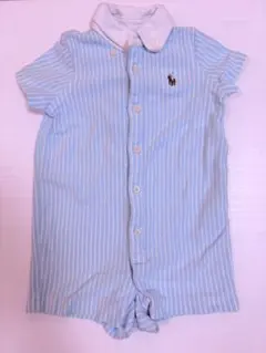 Ralph Lauren ストライプロンパース 6M