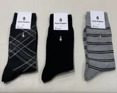Hush Puppies ソックス 3足セット 25-27cm