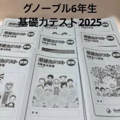 グノーブル 6年 理科 基礎力テスト 原本 1年分 本文消し済み - メルカリ