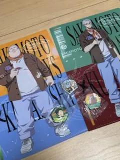 サカモトデイズ くら寿司 クリアファイル マグネット ラバーストラップ