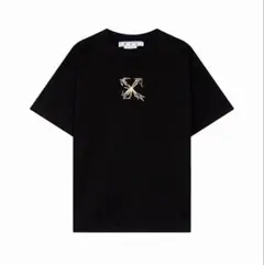 (美品)Off-White WHT プリント Tシャツ ブラックのサムネイル