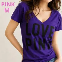 [新品未使用] PINK Victoria’s Secret Tシャツ パープルのサムネイル