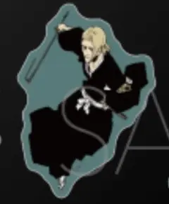 BLEACH マユリの光るガラポン C賞ステッカー 吉良イヅル