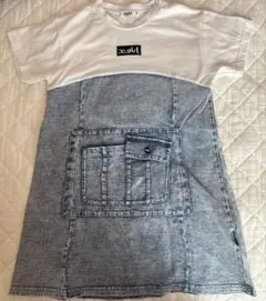 【着用一度のみ】x-girl エックスガール　ワンピース　130センチ