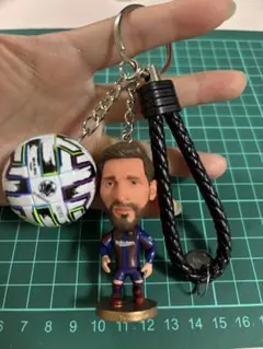 サッカー　バルセロナ　メッシ　3D立体 キーホルダーのサムネイル