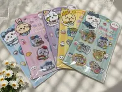 ちいかわ ウォーターシール ぷくぷくシール 5枚セット　③-1