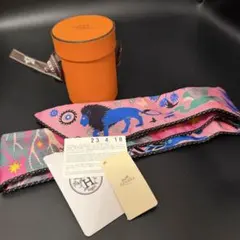HERMES ツイリー 王室コレクション スカーフ ピンク系 ロデオ - メルカリ