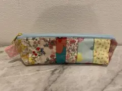 パッチワークペンケース　ペン入れ　ポーチ