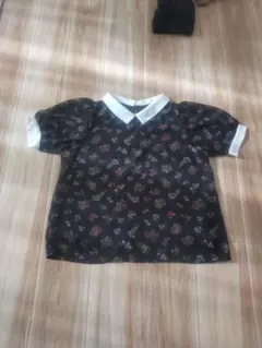 earth music&ecology 花柄 半袖ブラウス