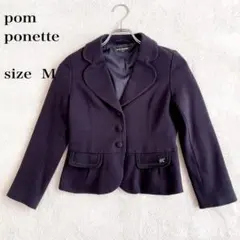 .pom ponette juniorネイビー ブレザー Mサイズ