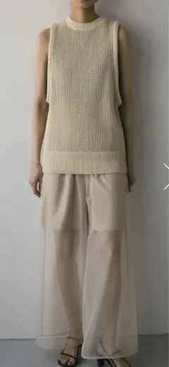 スタイルミキサー　アームクッションニットタンク