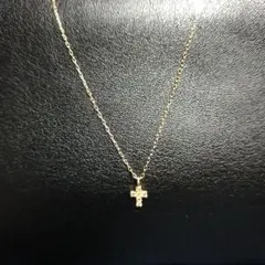ete K18 ダイヤ クロス ネックレス 0.03ct 1.74g - メルカリ