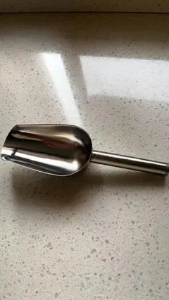 ステンレススチール スコップ型スプーン