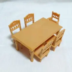 シルバニアファミリー ダイニングテーブルセット テーブル イス