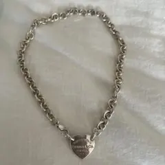 リターントゥ ティファニー ハート タグ チェーン リンク チョーカー