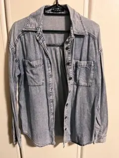 INGNI ライトグレー デニムシャツ 長袖