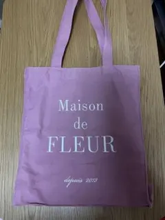 Maison de FLEUR ピンクトートバッグ
