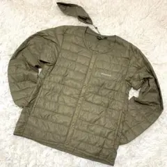 【美品】mont-bell スペリオダウン ラウンドネックジャケット　カーキ