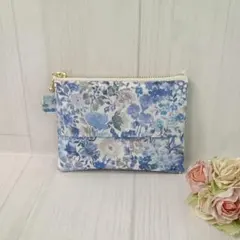 クラシックメドウ　総柄　ティッシュポーチ　ラミネートポーチ