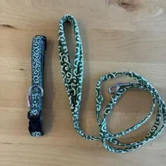 Petio 犬用首輪 リード セット 唐草模様