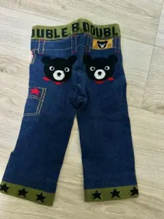 Double B クマ刺繍パンツ