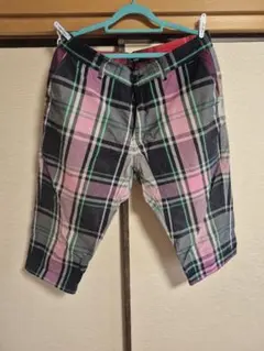 Tommy チェック柄 ショートパンツ