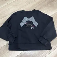 MEZZO PIANO 黒 トレーナー 130cm