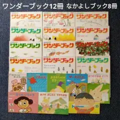ワンダーブック 4月〜3月 全12冊 なかよしブック8冊　絵本　幼児書　生活図鑑