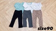 ☆インナーとボトムス６点セット サイズ90