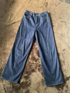 ユニクロワイドストレートジーンズ24(61cm)