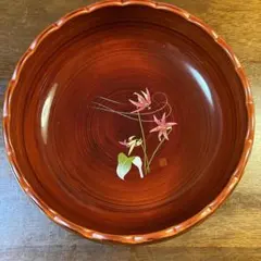 カタクリの花が描かれた菓子器のサムネイル