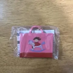 【新品未開封】ファミリア　カプセルトイ　デニムバッグ　レッド　赤