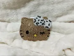 【翌日配達】豹柄リボンハローキティー♪アクセサリー、小物入れ用♪のサムネイル