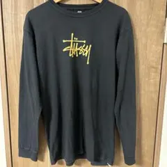 週末セール！Stüssy ブラック 長袖カットソー　メキシコ製　Mサイズ