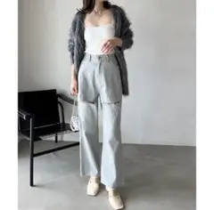 【one after another】S・Mサイズ展開/カッティングデニムのサムネイル