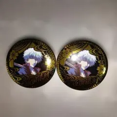 銀魂 彫金 缶バッジ 中国限定 坂田銀時 シークレット 2点セット