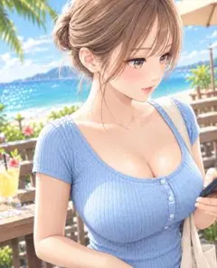 【美人美女】AIグラビア写真★ビーチ女子❤︎【L版サイズ】