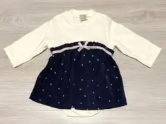 petitmain ハートシフォンドッキングロンパース 80cm
