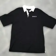 RVCA ポロシャツ ブラック ホワイト Lサイズのサムネイル