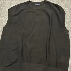 ITEMS URBAN RESEARCH ブラック ノースリーブ ベスト