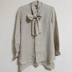 ネストローブ　nest Robe リネンボウタイブラウスのサムネイル