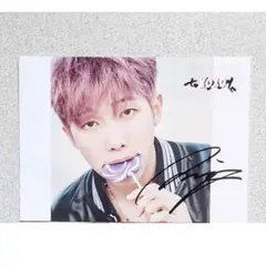 BTS ynwa 韓国サイン会 直筆サイン RM ナムジュン BTS ynwa 韓国サイン会 直筆サイン RM ナムジュン