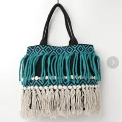 カジュアルフリンジハンドバッグ